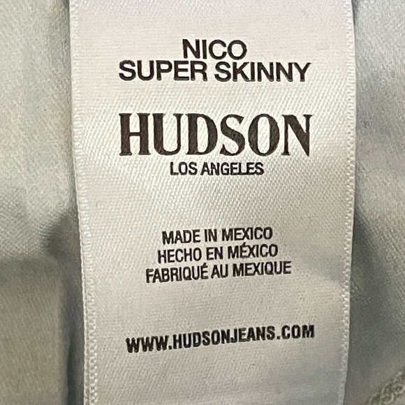 New HUDSON Jeans Nico Mid-Rise Super Skinny Ankle Jean - Picture 3 of 5